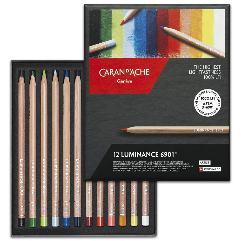 Caran d'Ache Luminance 6901 Pencils - Set of 12