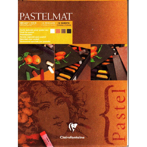 Clairefontaine Pastelmat Assorted Shades No.2 - 12 sheets 18 x 24cm