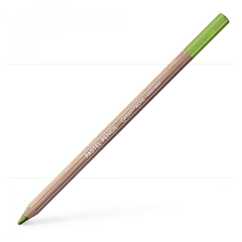 -Caran d'Ache Pastel Pencil - Light Olive 40% - 245