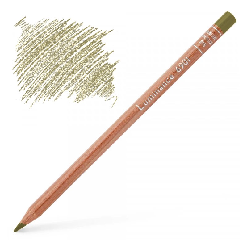 Caran d'Ache Luminance Pencil - Olive Brown 50% - 736