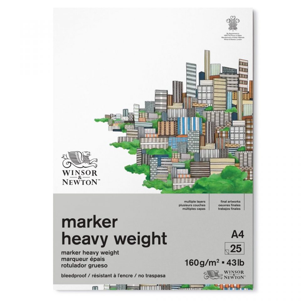 W&N Heavy Weight Marker Paper - A4 Pad