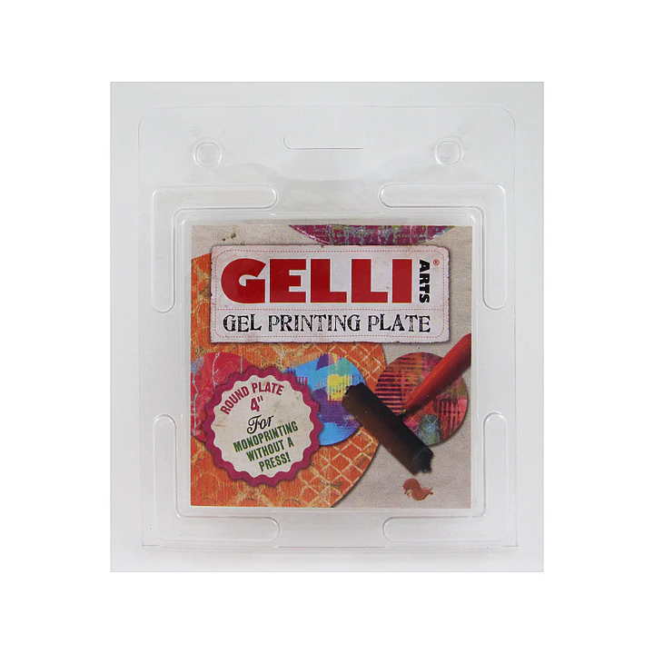 Gelli Printmaking Plate - 4" round