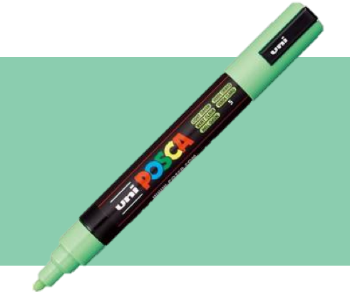 Posca PC-5M Medium Bullet Tip Paint Marker - Light Green