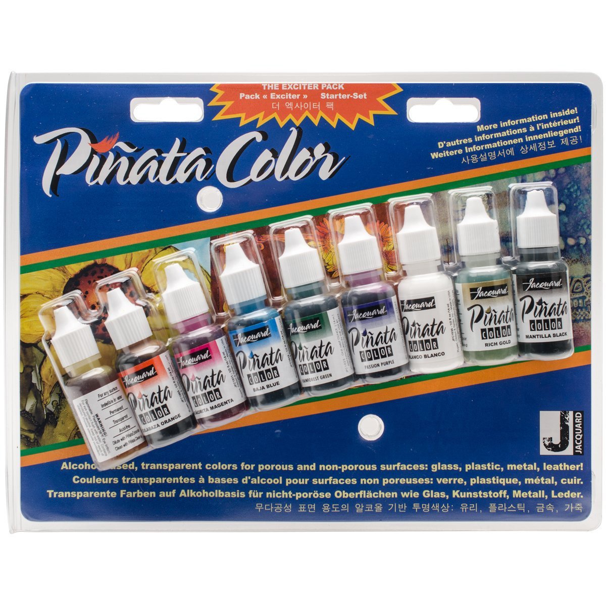 Piñata Alcohol Ink 15ml Set - Colours Exciter Pack