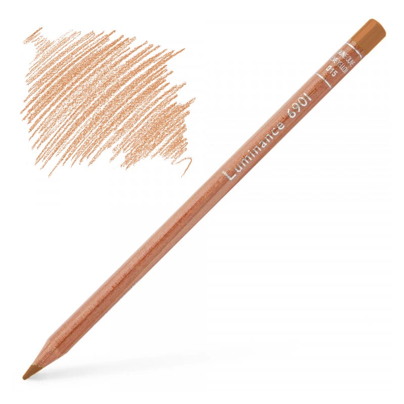 Caran d'Ache Luminance Pencil - Burnt Ochre 50% - 876