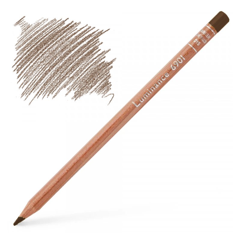 Caran d'Ache Luminance Pencil - Burnt Sienna 50% - 866