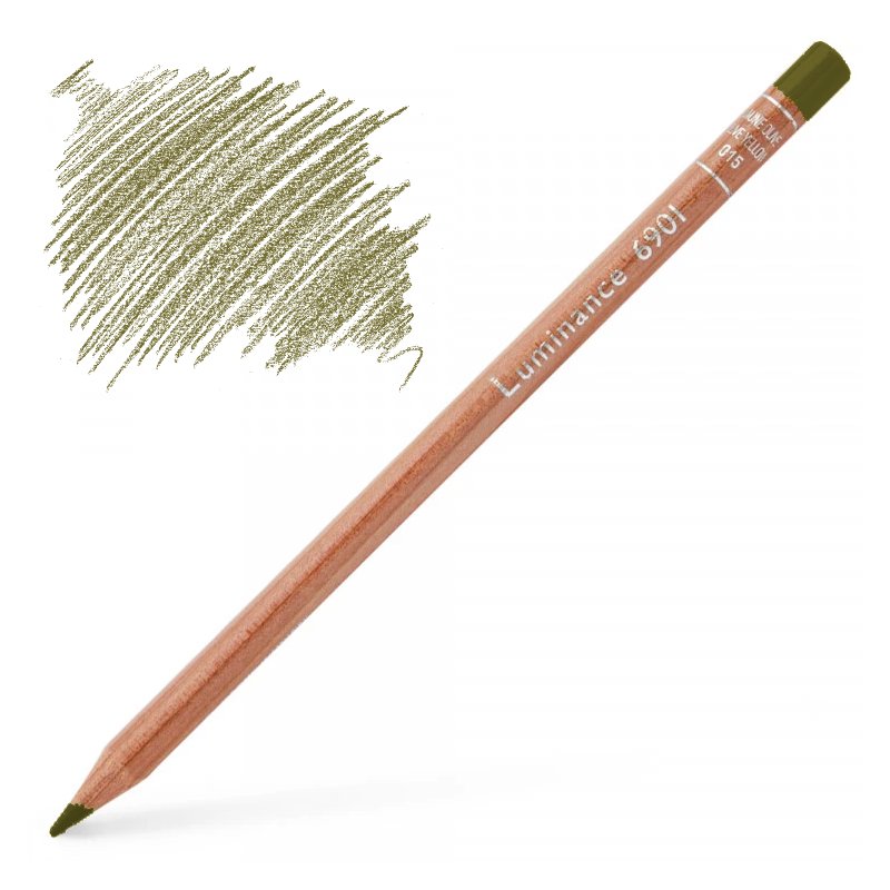 Caran d'Ache Luminance Pencil - Olive Brown 039