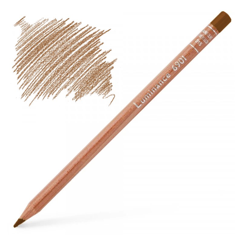 Caran d'Ache Luminance Pencil - Burnt Ochre 077