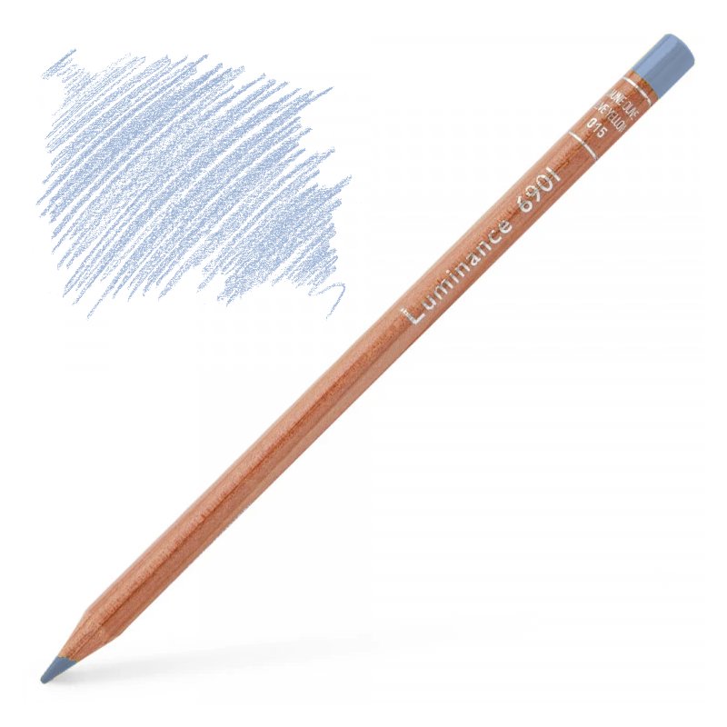 Caran d'Ache Luminance Pencil - Light Cobalt Blue 661