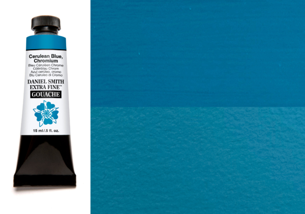 Daniel Smith Extra Fine Gouache - Cerulean Blue Chromium 15ml (S2)