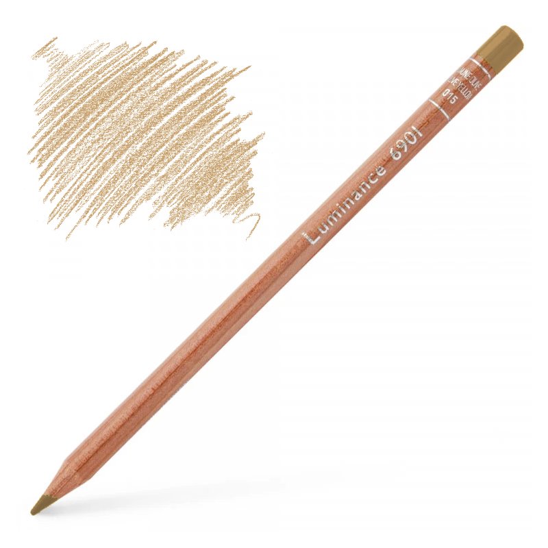 Caran d'Ache Luminance Pencil - Brown Ochre 50% - 836