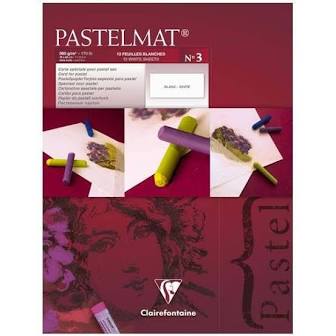 Clairefontaine Pastelmat White No.3 - 12 sheets 30 x 40cm