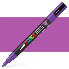 Posca PC-3M Fine Bullet Tip Paint Marker - Violet