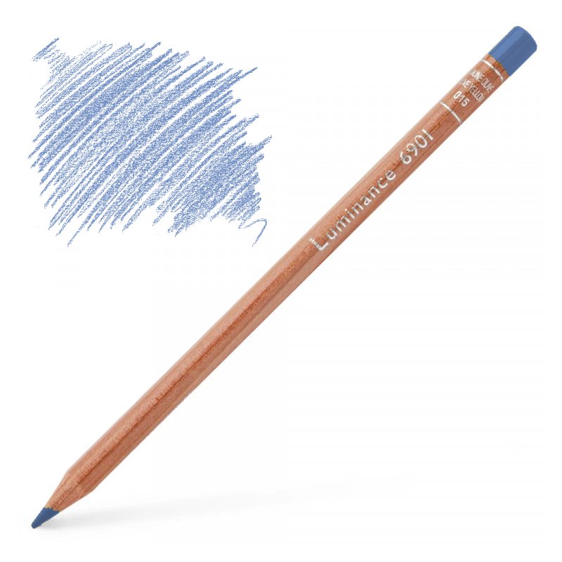 Caran d'Ache Luminance Pencil - Genuine Cobalt Blue 662
