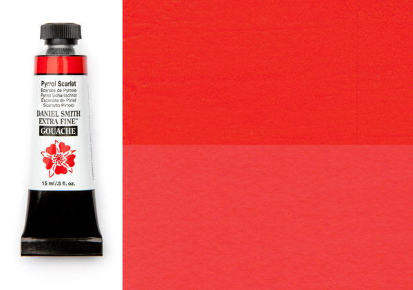 Daniel Smith Extra Fine Gouache - Pyrrol Scarlet 15ml (S3)