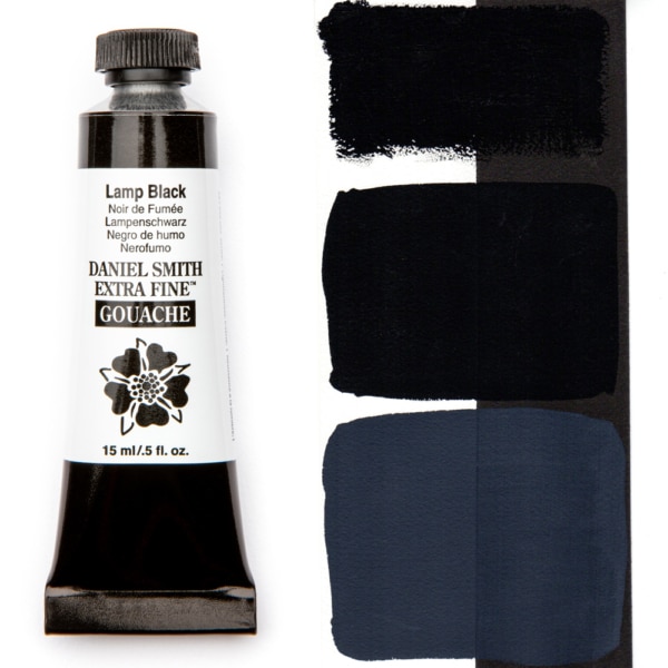 Daniel Smith Extra Fine Gouache - Lamp Black 15ml (S1)