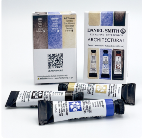 Daniel Smith ARCHITECTURAL 5ml Triad Tube Set
