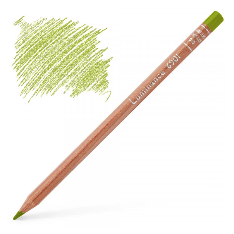 Caran d'Ache Luminance Pencil - Olive Yellow 015