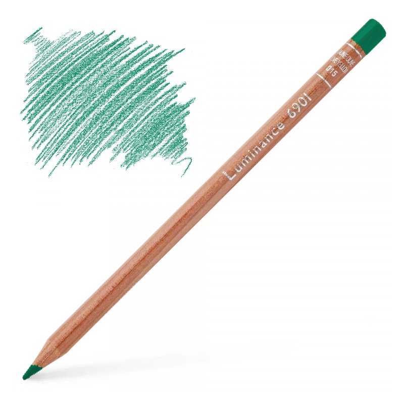 Caran d'Ache Luminance Pencil - Dark English Green 729