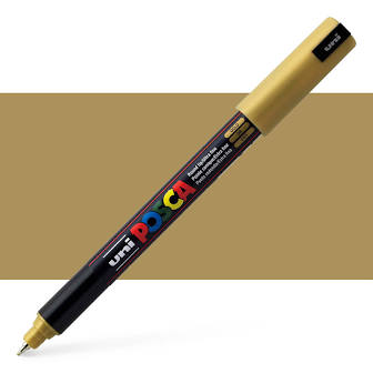 Posca PC-1MR Ultra Fine Paint Marker - Gold