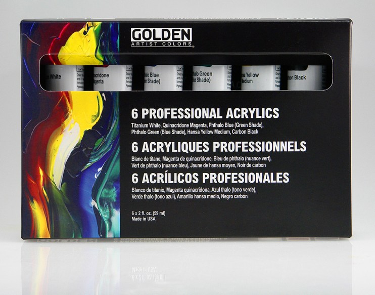 GOLDEN Heavy Body 6x60ml Colour Set