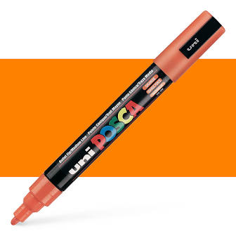 Posca PC-5M Medium Bullet Tip Paint Marker - Orange