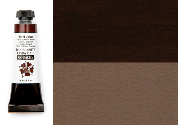 Daniel Smith Extra Fine Gouache - Burnt Umber 15ml (S1)