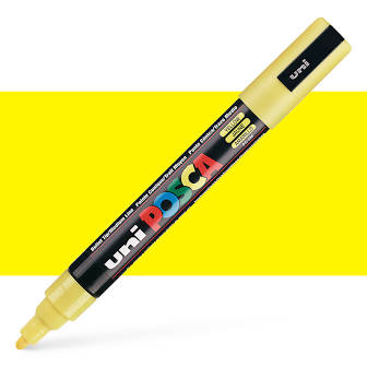 Posca PC-5M Medium Bullet Tip Paint Marker - Yellow