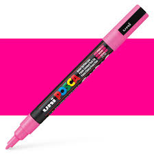 Posca PC-3M Fine Bullet Tip Paint Marker - Pink
