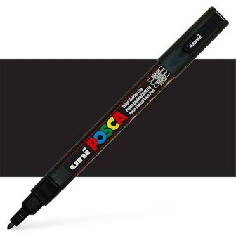 Posca PC-3M Fine Bullet Tip Paint Marker - Black