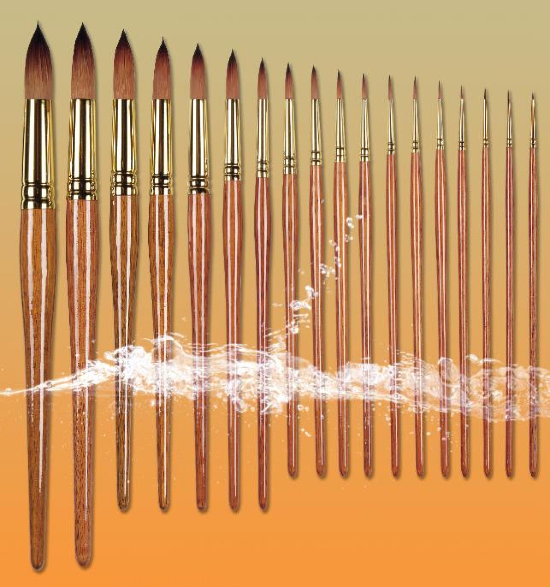 Pro Arte : Renaissance Squirrel Mop Watercolor Brushes - Brushes for  Watercolor - Brushes - Brushes