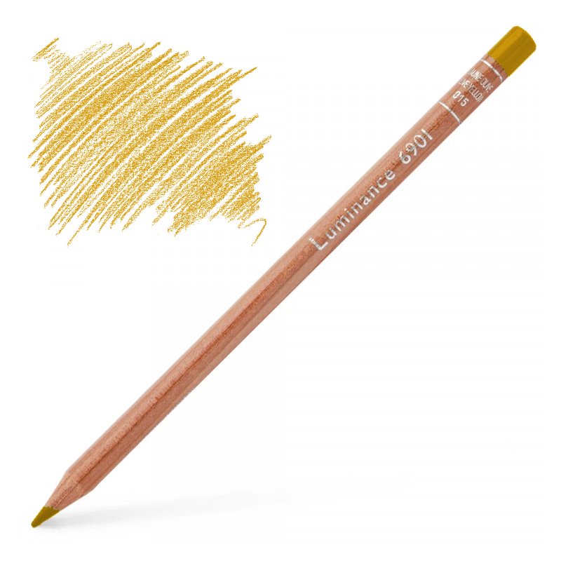 Caran d'Ache Luminance Pencil - Yellow Ochre 034