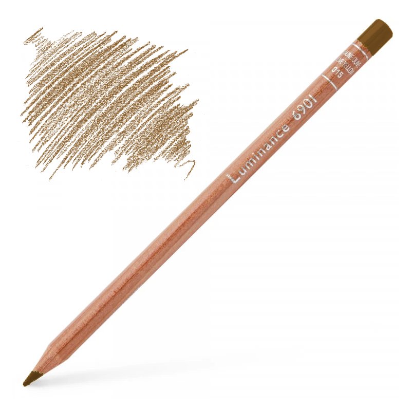 Caran d'Ache Luminance Pencil - Brown Ochre 037