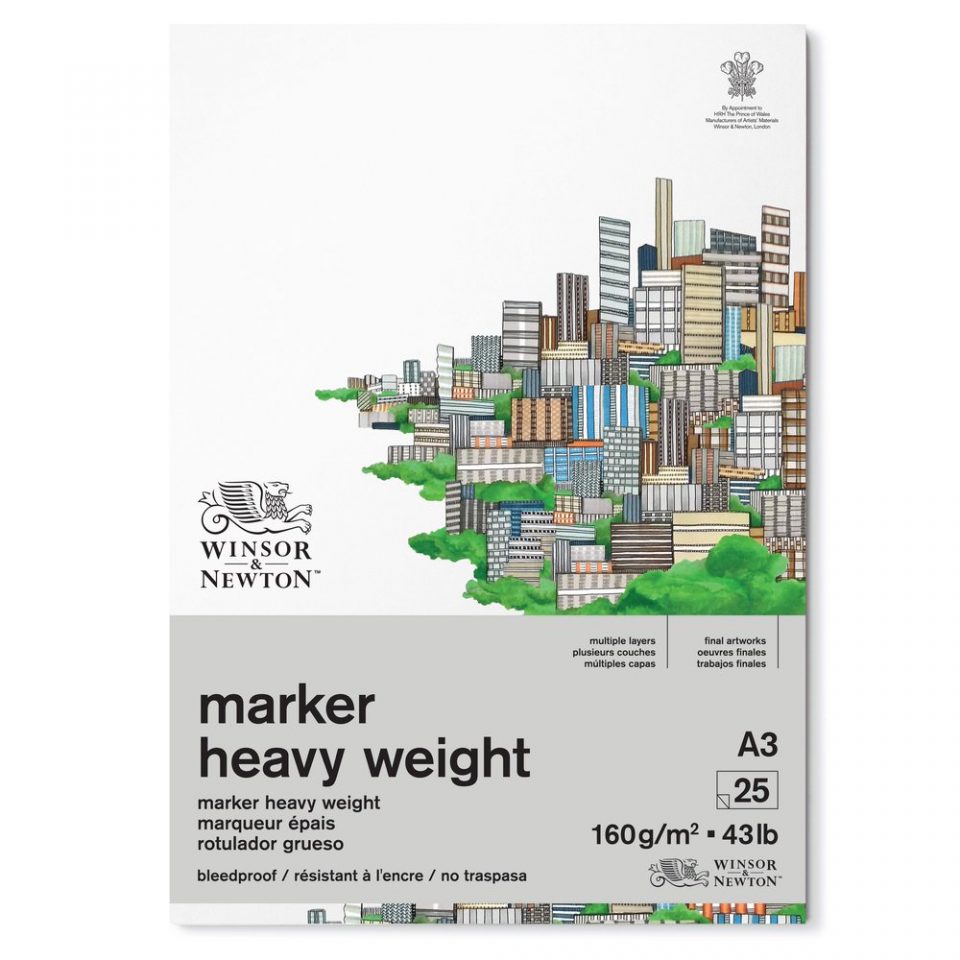 W&N Heavy Weight Marker Paper - A3 Pad