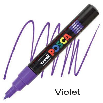 Posca PC-1M Extra Fine Paint Marker - Violet