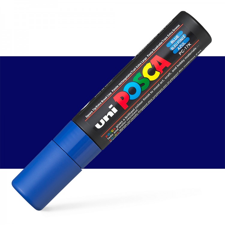 Posca PC-8K Broad Chisel Tip Paint Marker - Blue