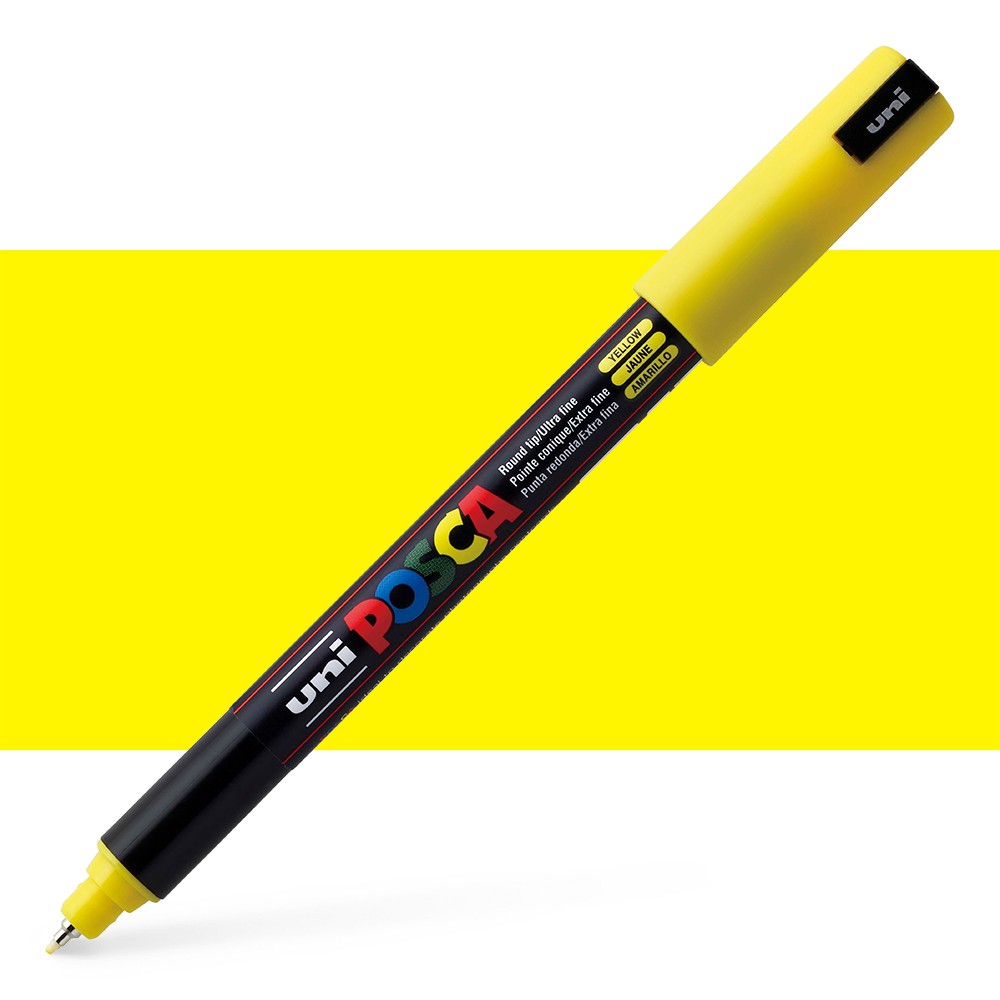 Posca PC-1MR Ultra Fine Paint Marker - Yellow
