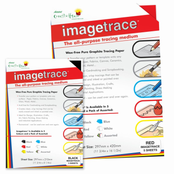Imagetrace - Assorted Colours A4 - pack of 5 sheets
