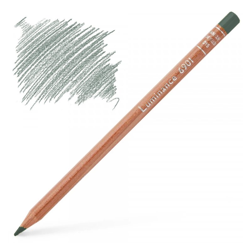 Caran d'Ache Luminance Pencil - Steel Grey 004