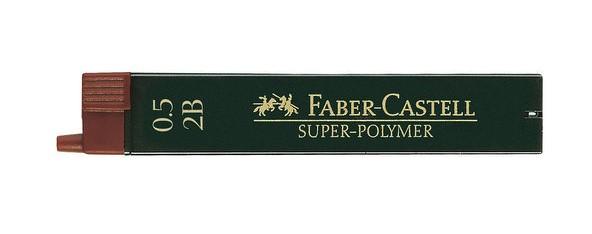 Faber Castell TK- Fine Mechanical Pencil Lead Refills 2B, 0.5 (Brown)