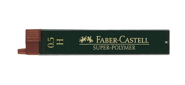 Faber Castell TK- Fine Mechanical Pencil Lead Refills H, 0.5 (Brown)