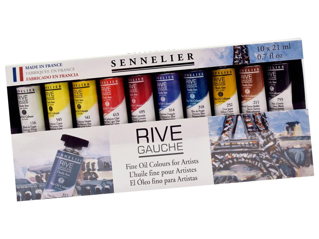 Sennelier Rive Gauche Fast Drying Oil 10x21ml Set