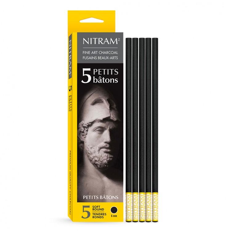 Nitram Fine Art Charcoal - Petits Batons (6mm)