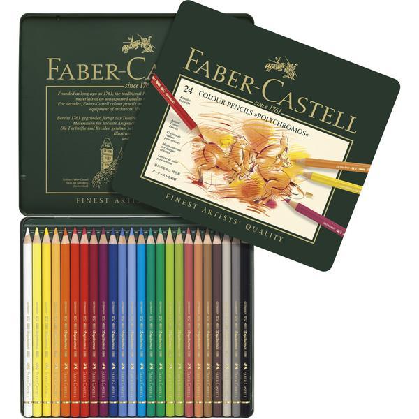 Faber Castell Polychromos Coloured Pencil Set of 24