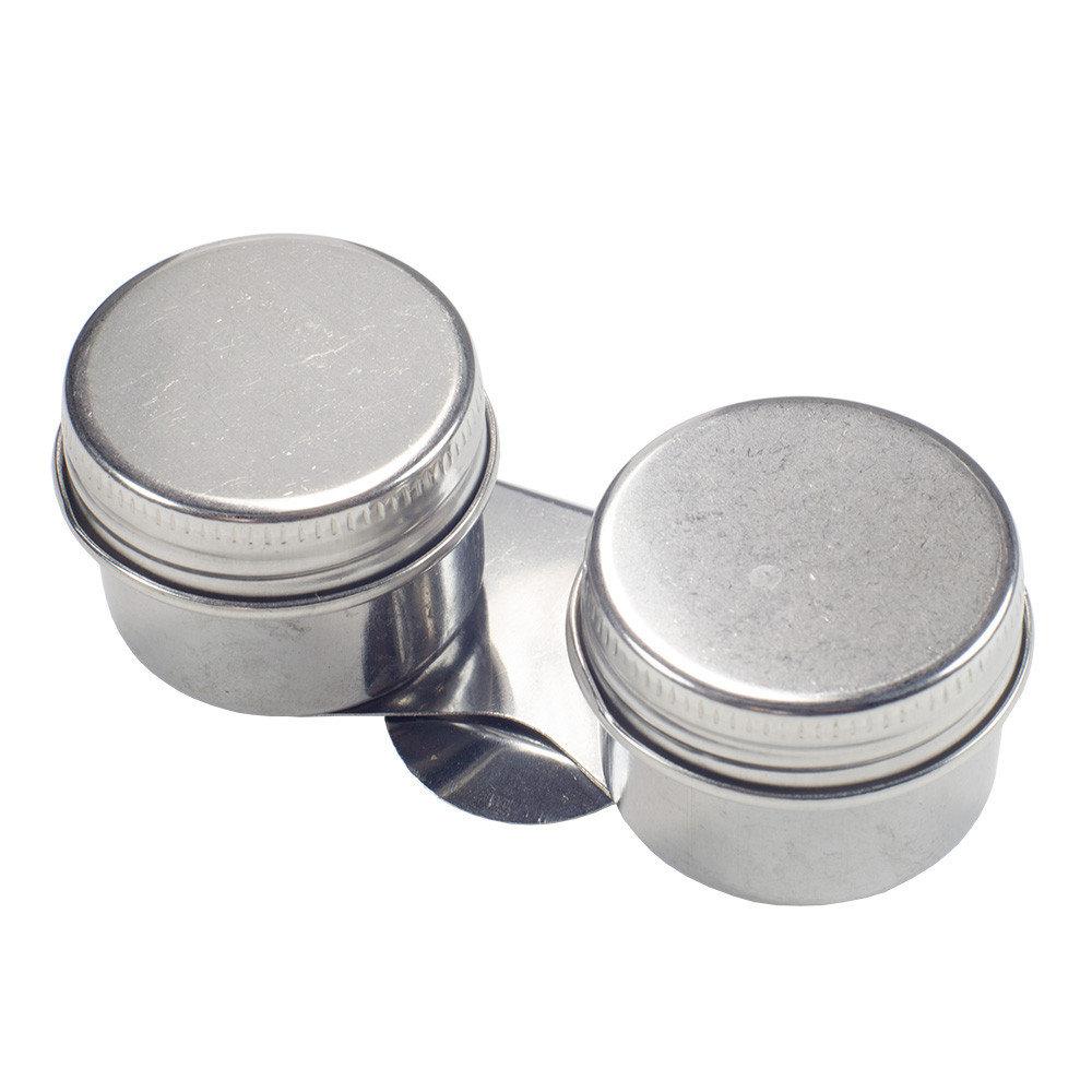 Metal Dippers - Double with lid
