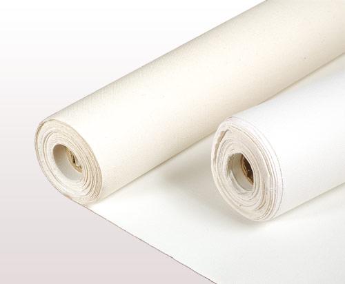 Fine Grain Primed Cotton Canvas Roll - 110cm x 5m
