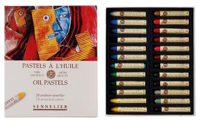 Sennelier Artist Quality Oil Pastel Set - Assorted 24