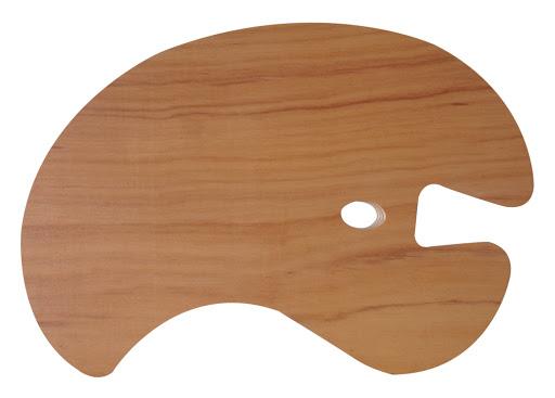 Giant Kidney Plywood Palette - 65x45cm