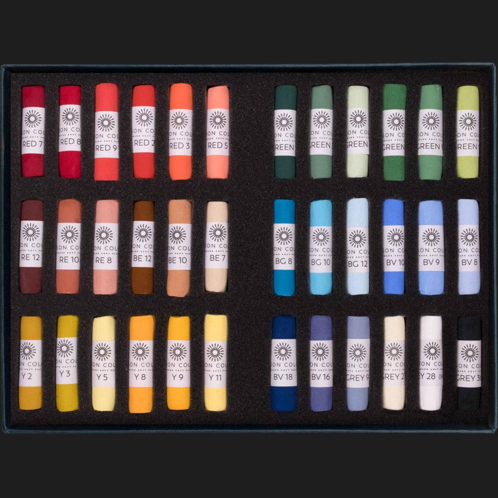 Unison Soft Pastel Set - Starter Set of 36 Pastels