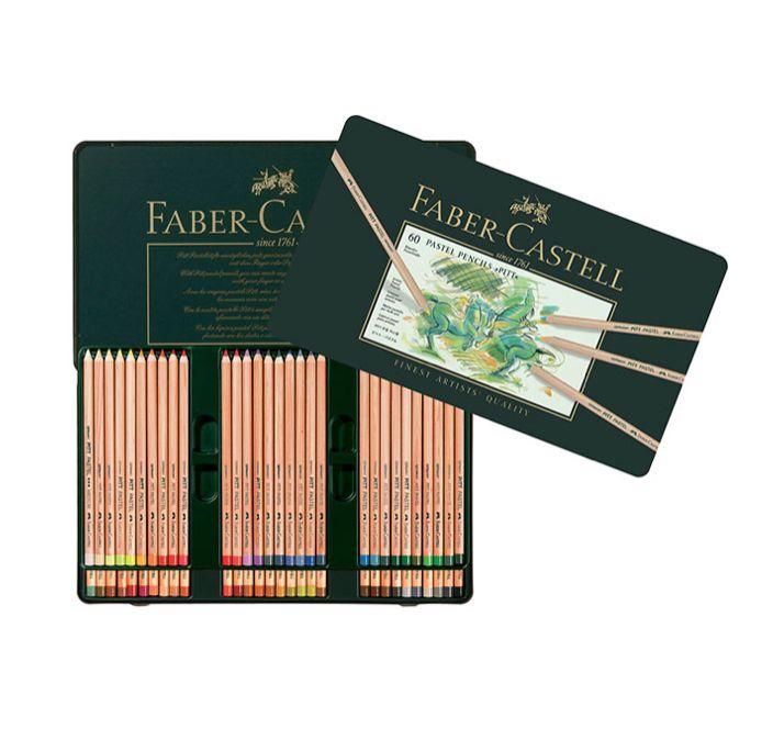 Faber Castell Pitt Pastel Pencil Set - Tin of 60